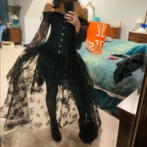 Victorian Steampunk 2 pc. Dress // size SMALL